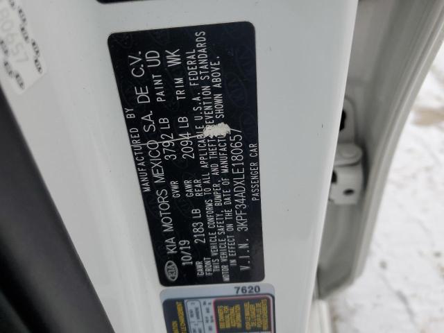 2020 KIA FORTE GT L - 3KPF34ADXLE180657