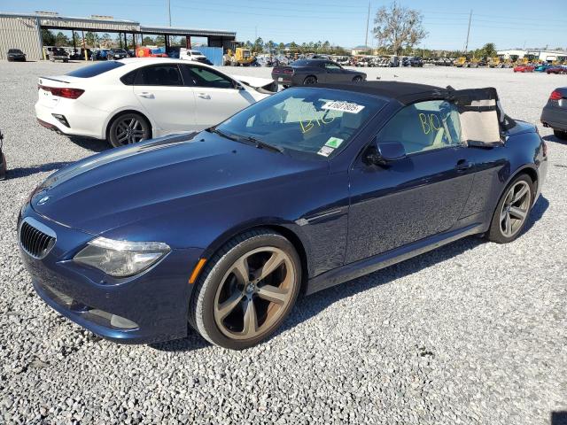 BMW 650 I 2010 blue  gas WBAEB5C55AC224754 photo #1