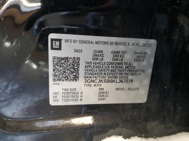 2019 CHEVROLET TRAX LS - 3GNCJKSB6KL367079