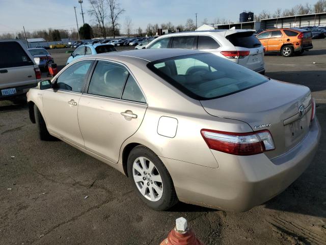 TOYOTA CAMRY HYBR 2007 tan  hybrid engine 4T1BB46K67U009450 photo #3