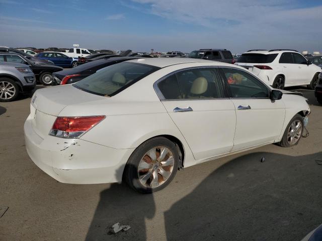 HONDA ACCORD EXL 2009 white sedan 4d gas 1HGCP36829A039205 photo #4