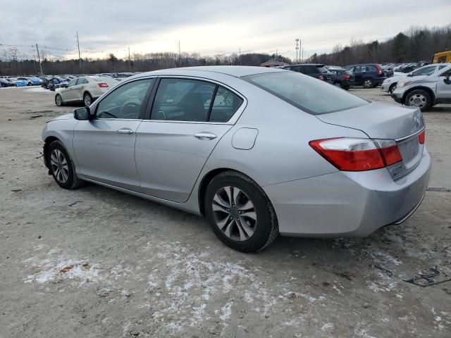 HONDA ACCORD LX 2013 silver  gas 1HGCR2F36DA257066 photo #3