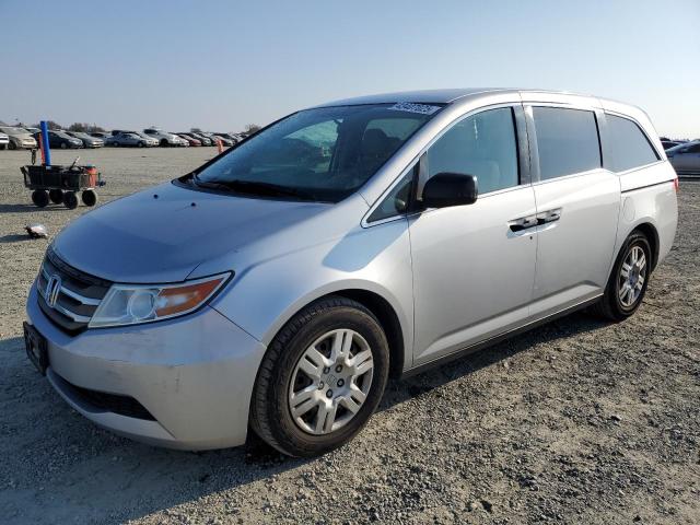 HONDA ODYSSEY LX 2013 silver  gas 5FNRL5H20DB062801 photo #1