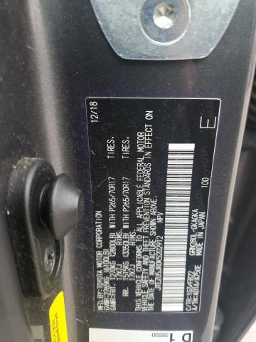 2019 TOYOTA 4RUNNER SR - JTEZU5JR0K5202912
