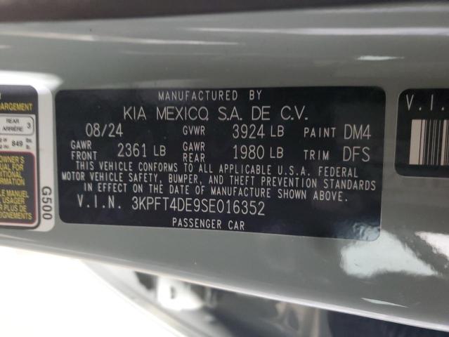 2025 KIA K4 LX 3KPFT4DE9SE016352