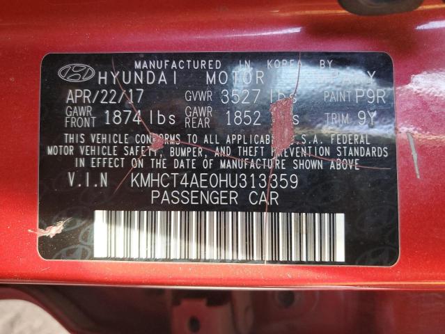 2017 HYUNDAI ACCENT SE - KMHCT4AE0HU313359