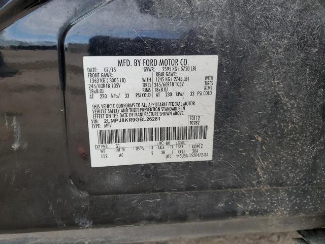 2016 LINCOLN MKX SELECT 2LMPJ8KR9GBL26281