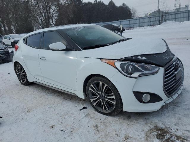 Vin: kmhtc6ae2hu305906, lot: 88290945, hyundai veloster turbo 20174