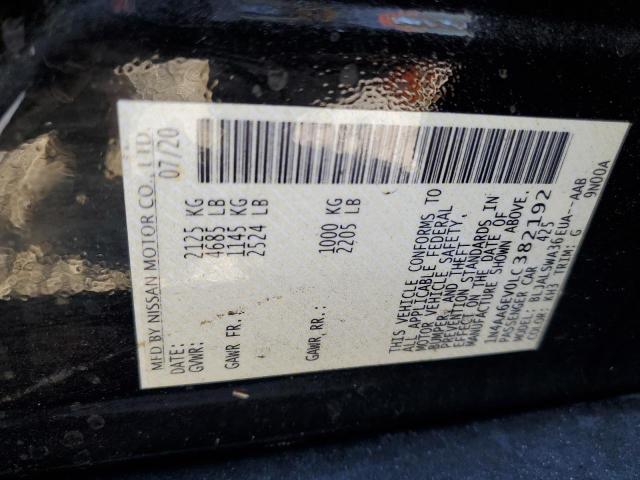 2020 NISSAN MAXIMA SR 1N4AA6EV0LC382192