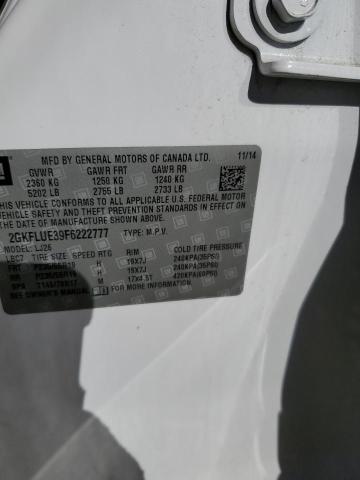 2015 GMC TERRAIN DE - 2GKFLUE39F6222777