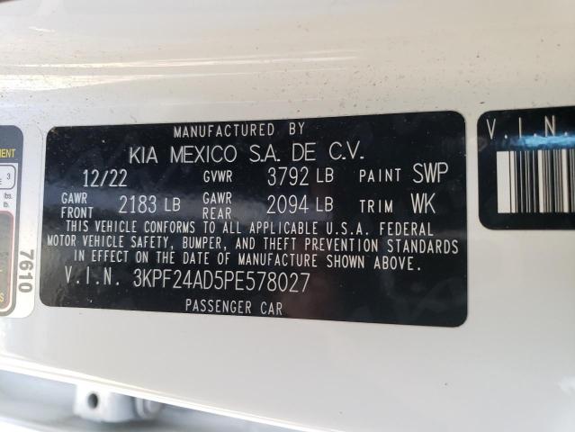 2023 KIA FORTE LX - 3KPF24AD5PE578027
