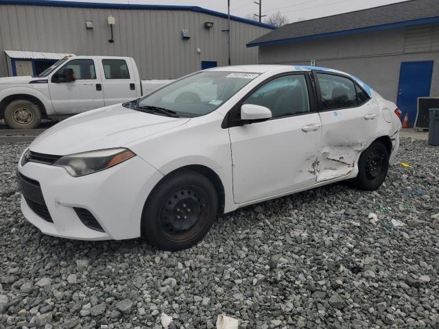 TOYOTA COROLLA L 2015 white sedan 4d gas 2T1BURHE5FC387421 photo #1