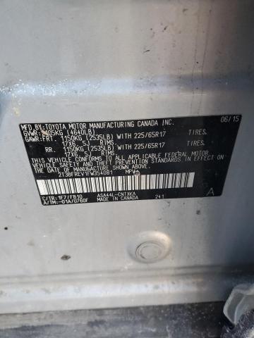 2015 TOYOTA RAV4 LE 2T3BFREV1FW354081