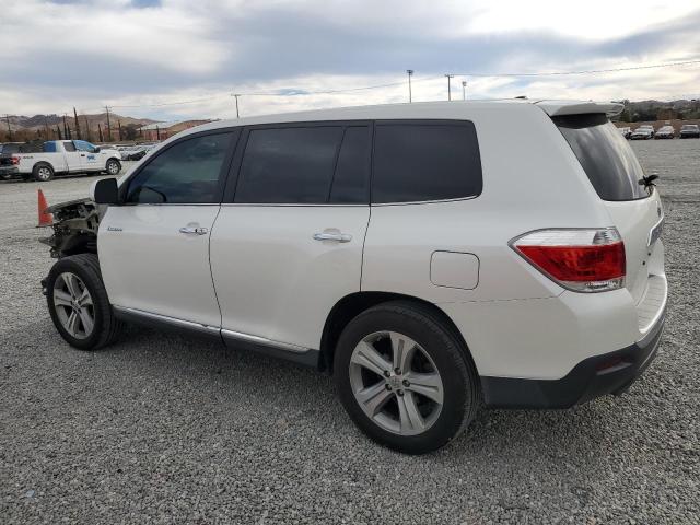 TOYOTA HIGHLANDER 2013 white  gas 5TDYK3EH5DS142246 photo #3