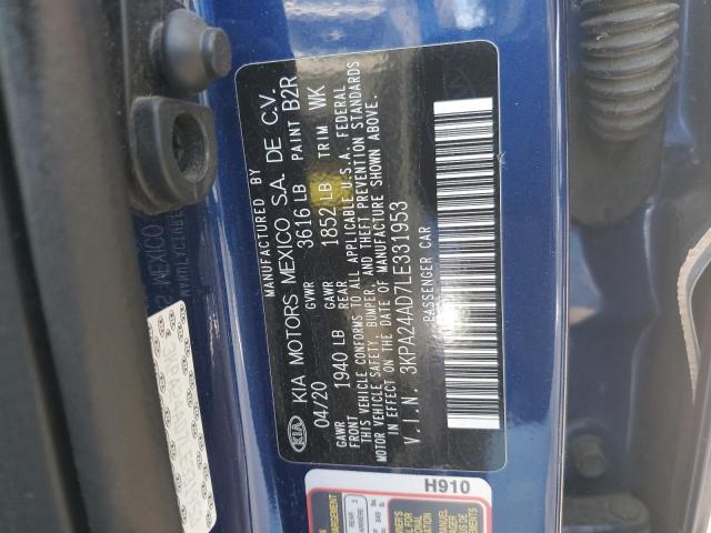 2020 KIA RIO LX - 3KPA24AD7LE331953