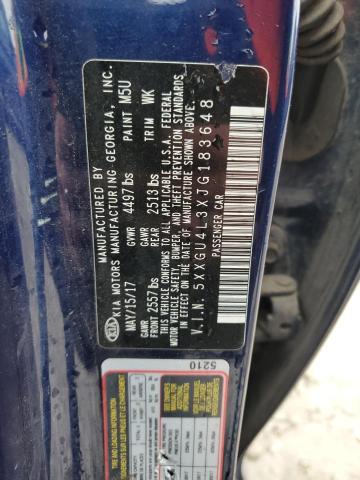 2018 KIA OPTIMA EX 5XXGU4L3XJG183648