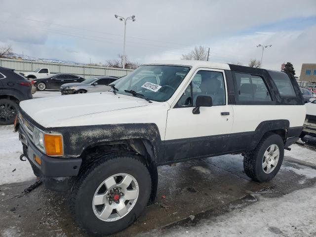 TOYOTA 4RUNNER RN 1987 white  gas JT4RN62D0H0168244 photo #1