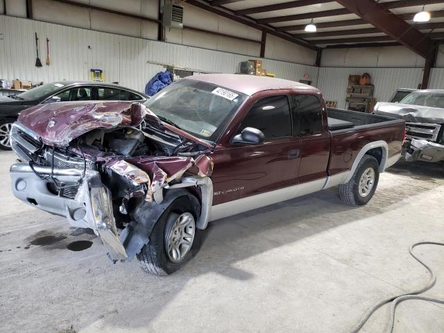 DODGE DAKOTA 2001 maroon  gas 1B7GG22NX1S172265 photo #1