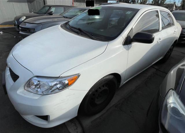 TOYOTA COROLLA BA 2009 white sedan 4d gas JTDBL40E79J015928 photo #3