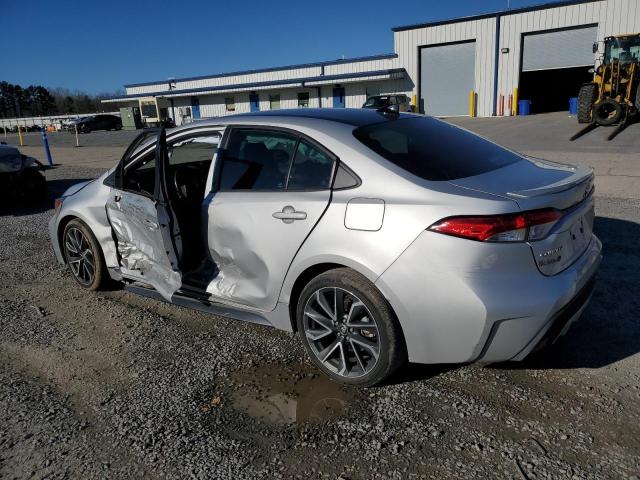 TOYOTA COROLLA SE 2022 silver  gas 5YFS4MCE4NP134311 photo #3