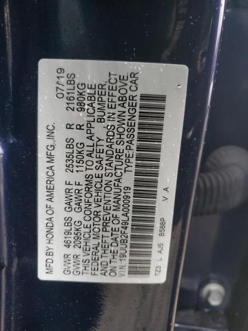 2020 ACURA TLX TECHNO - 19UUB2F49LA000919