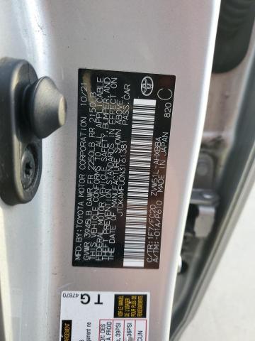 2022 TOYOTA PRIUS NIGH - JTDKAMFU0N3161381