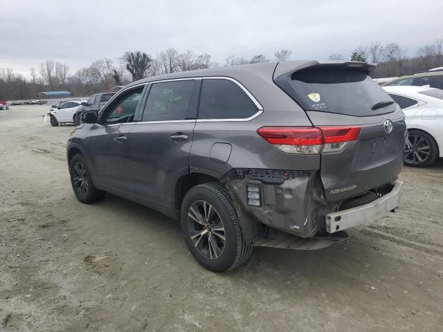 2018 TOYOTA HIGHLANDER 5TDZARFH7JS039091