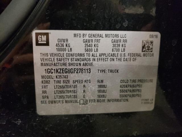 2016 CHEVROLET 3500HD 1GC1KZEG8GF278113