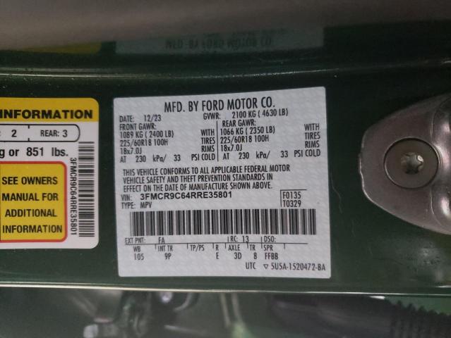 2024 FORD BRONCO 3FMCR9C64RRE35801