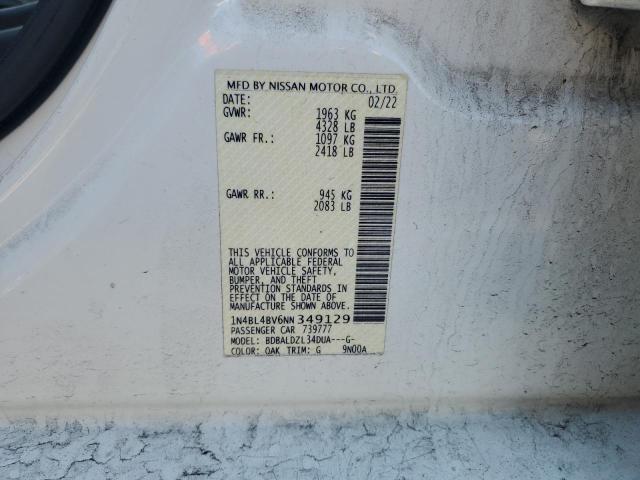 2022 NISSAN ALTIMA S - 1N4BL4BV6NN349129