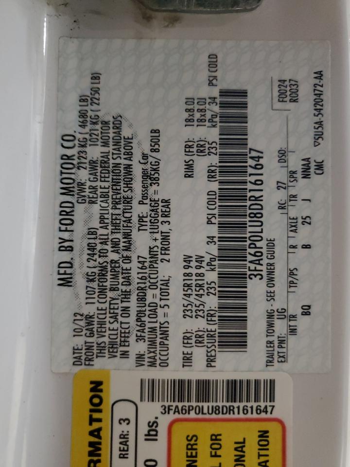 FORD FUSION SE HYBRID