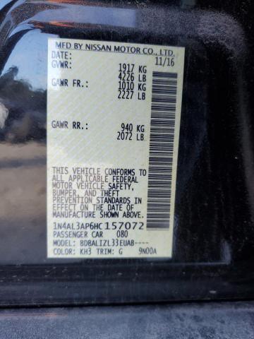 2017 NISSAN ALTIMA 2.5 - 1N4AL3AP6HC157072