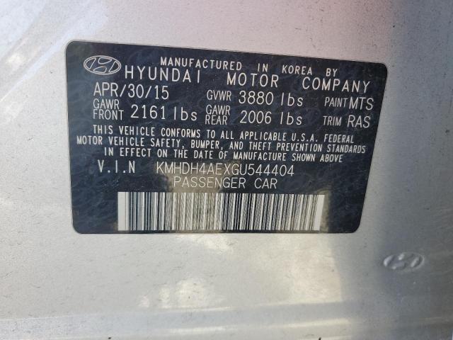 2016 HYUNDAI ELANTRA SE - KMHDH4AEXGU544404