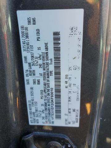 2016 FORD F150 SUPER - 1FTEX1EF2GKF93010
