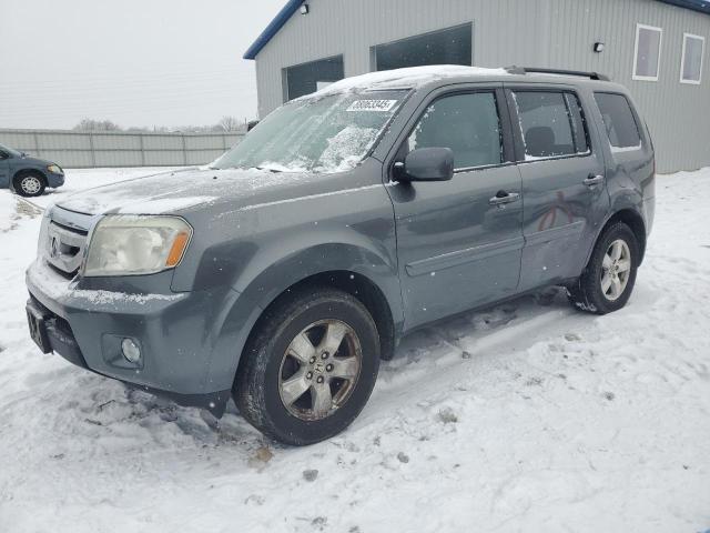 HONDA PILOT EXLN 2011 gray  gas 5FNYF4H77BB060243 photo #1