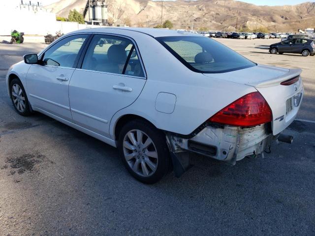 HONDA ACCORD EX 2007 white  gas 1HGCM66837A041181 photo #3