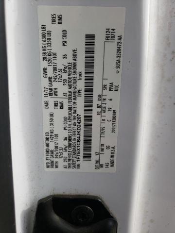 2018 FORD F150 SUPER 1FTEX1CB4JKD24207