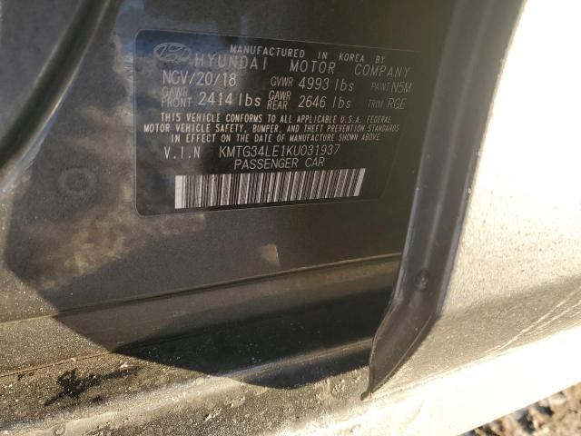 2019 GENESIS G70 PRESTI KMTG34LE1KU031937