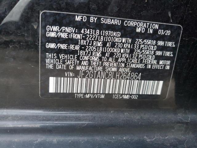 2020 SUBARU CROSSTREK JF2GTANC8LH264864