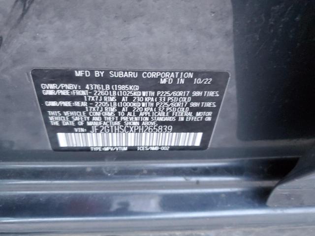2023 SUBARU CROSSTREK - JF2GTHSCXPH265839