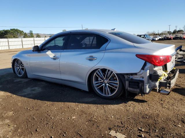 INFINITI Q50 BASE 2014 silver  gas JN1BV7AR6EM698200 photo #3