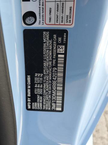 2024 BMW M2 3MF13DM04R8E42079