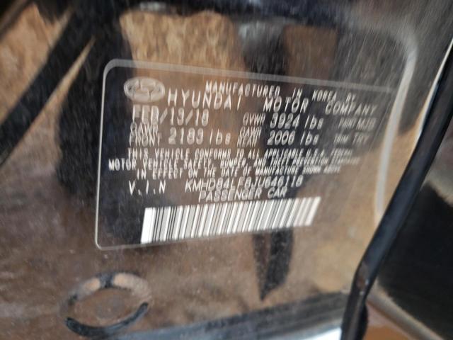 2018 HYUNDAI ELANTRA SE - KMHD84LF8JU646118
