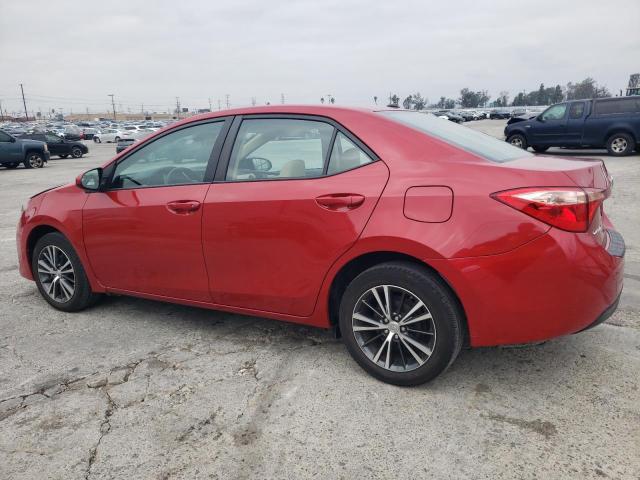 TOYOTA COROLLA L 2018 red  gas 5YFBURHE0JP760339 photo #3