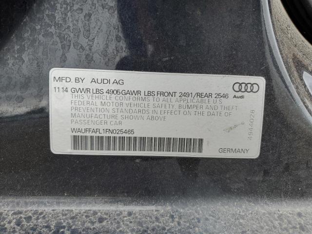 2015 AUDI A4 PREMIUM - WAUFFAFL1FN025465