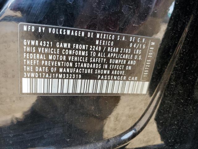 2015 VOLKSWAGEN JETTA SE - 3VWD17AJ1FM332319