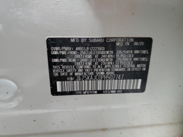 2023 SUBARU FORESTER S - JF2SKAJC0PH502747