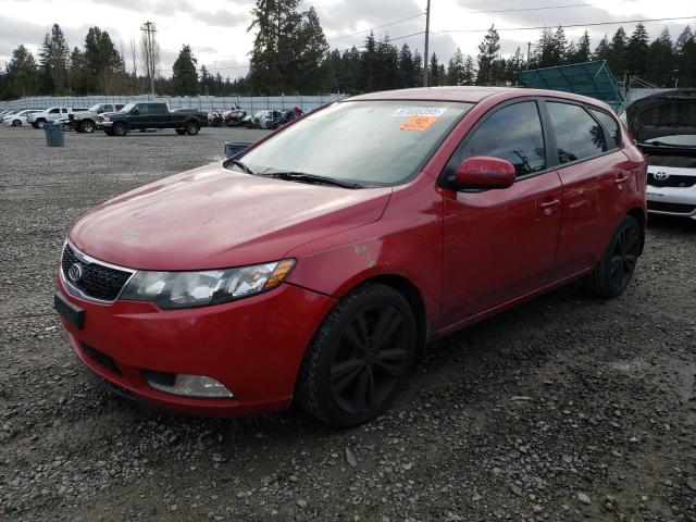 KIA FORTE SX 2013 red  gas KNAFW5A31D5655031 photo #1