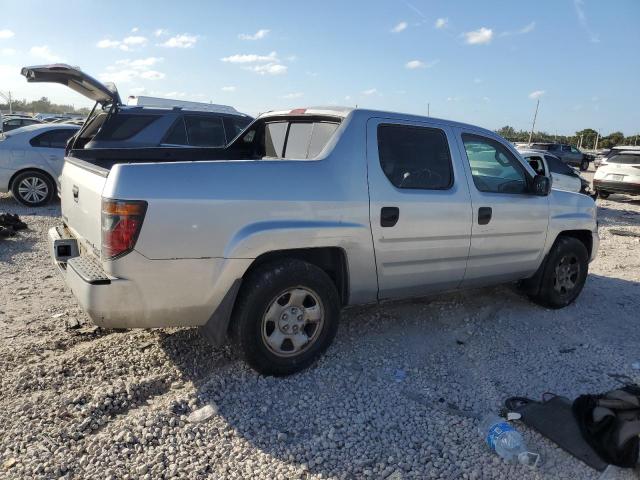 HONDA RIDGELINE 2007 silver crew pic gas 2HJYK162X7H500700 photo #4