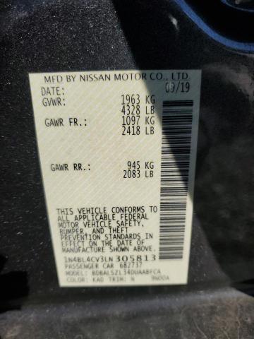 2020 NISSAN ALTIMA SR - 1N4BL4CV3LN305813